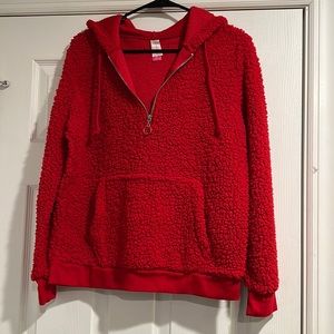 Women’s Sherpa Sweatshirt with Zipper